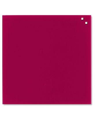 Доска стеклянная магнитно-маркерная NAGA®, 45х45 см, цвет: красный