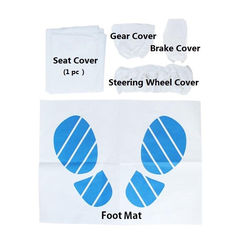 Набор для защиты водительского сидения при ремонте 5 в 1 (100 штук) - фото 3 - id-p62258710