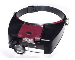 Бинокулярные очки 10X с верхней подсветкой