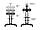 Мобильная стойка ONKRON TS1551 черная, фото 5