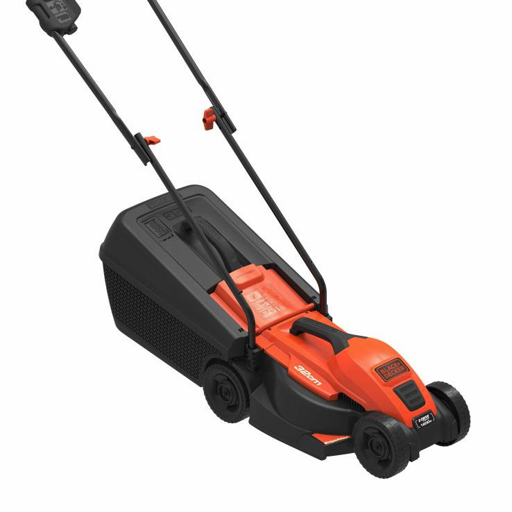 Колёсная газонокосилка Black&Decker 32см 1200Вт, коллекторный двигатель EMAX32