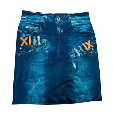 Юбка с утягивающим эффектом Trim 'N' Slim Skirt (S-M / Синий), фото 2