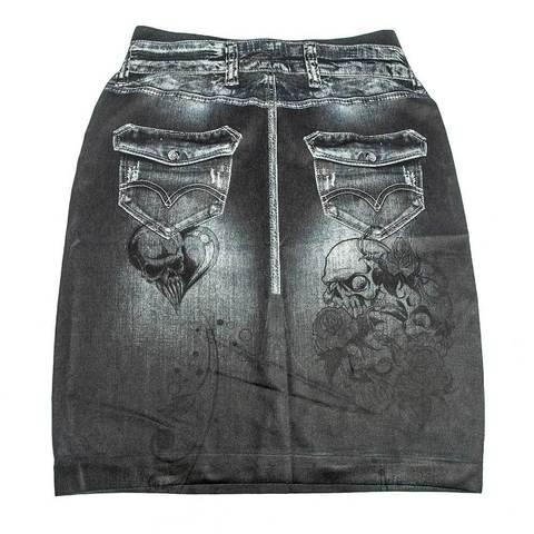 Юбка с утягивающим эффектом Trim 'N' Slim Skirt (S-M / Синий) - фото 5 - id-p62004916