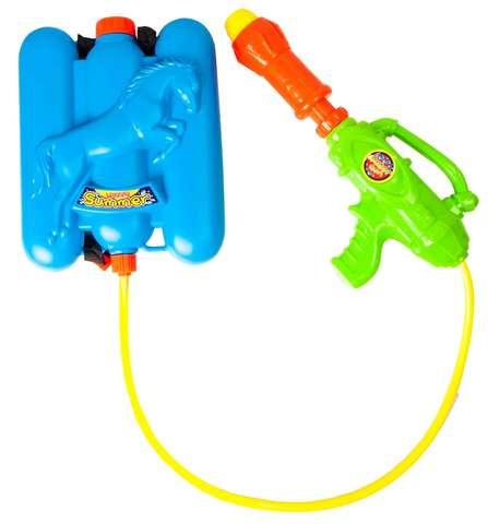 Водяной пистолет с баком-рюкзаком Water Gun (Футбольный мяч) - фото 4 - id-p62004822