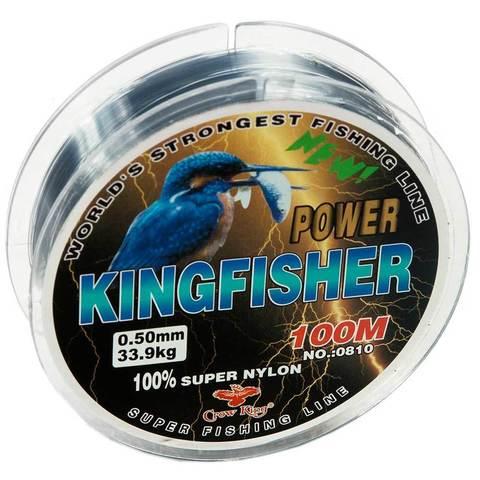 Леска рыболовная Crow King KINGFISHER 0810 [0.2- 0.5 мм, 100 м] (0.4 мм)