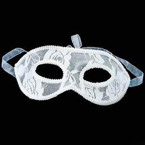 Ажурная карнавальная маска «Мистеро» (Белый)