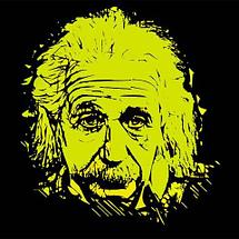 Футболка с изображением Альберта Эйнштейна (L / Белый), фото 3
