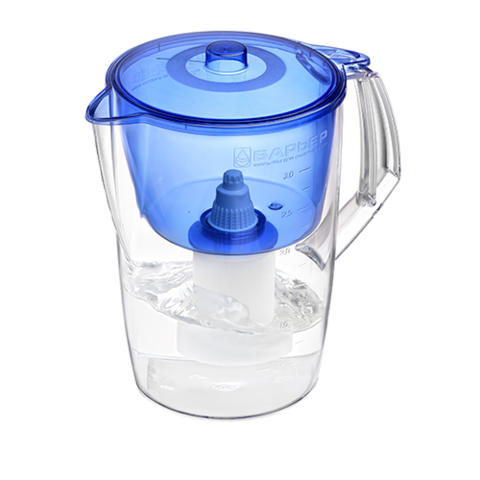 Фильтр-кувшин для воды «Барьер» Лайт + 1 картридж 3,6 л (Синий) - фото 2 - id-p62007007