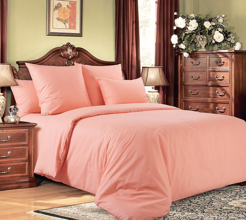 Комплект постельного белья из перкаля "Махровый тюльпан" серии "Королевское Искушение" (Двуспальный)