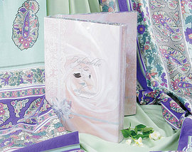 Комплект постельного белья из перкаля "Махровый тюльпан" серии "Королевское Искушение" (Полуторный), фото 3