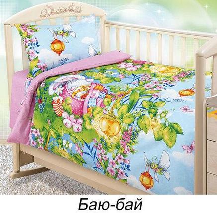 Комплект детского постельного белья от Текс-Дизайн (Аист (голубой)), фото 2