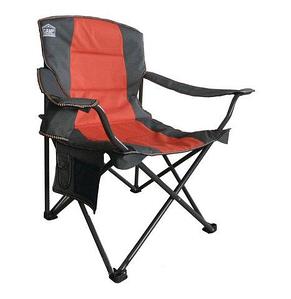Кресло складное туристическое со спинкой и подлокотниками Camp Master (Оранжевый)