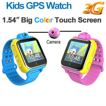 Умные часы детские с трекером GPS, камерой и сенсорным экраном Smart Baby Watch V83 (Голубой), фото 2