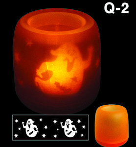 Электронная светодиодная свеча «Задуй меня» с датчиками дистанционного включения (Q2 Привидение)