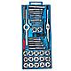 Набор метчиков и плашек для резьбы Tap and DIE SET (20 предметов) - фото 3 - id-p62006812