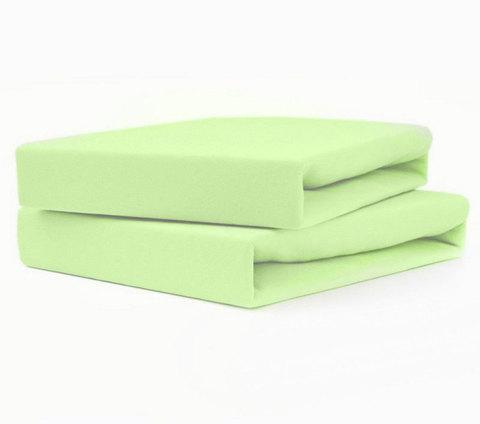 Простынь на резинке из поплина от Текс-Дизайн (160х200 см / Зеленый)