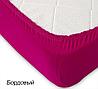 Простынь на резинке из трикотажной ткани от Текс-Дизайн (90х200 см / Розовый), фото 2