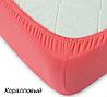 Простынь на резинке из трикотажной ткани от Текс-Дизайн (90х200 см / Розовый), фото 5