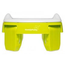 Горшок дорожный для детей и насадка на унитаз «Handy Potty» 3 в 1 от Roxy Kids (Лимонный), фото 3