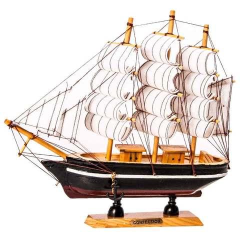 Парусник в миниатюре из дерева «Sailing ships» (Большой) - фото 4 - id-p62005878