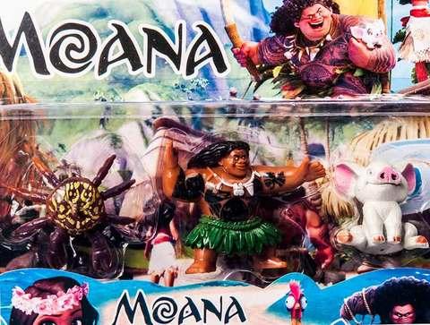 Набор игрушек-героев мультфильма «Моана» [3 персонажа] (Набор с полубогом Мауи) - фото 2 - id-p62006038