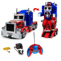 Машинка робот-трансформер на радиоуправлении «Transforming Autobot» (Optimus Prime (сине-красный))