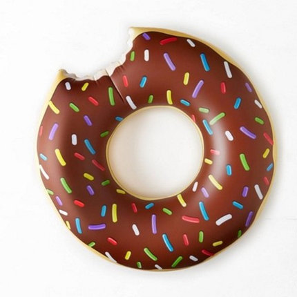 Круг надувной «Пончик» [60; 70; 80; 90; 120 см] (80 см / Розовая глазурь), фото 2