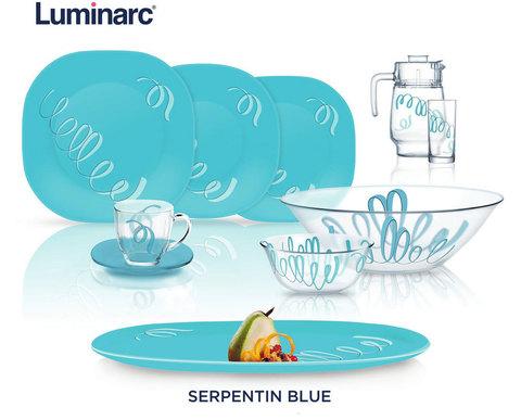 Столовый сервиз Luminarc Serpentin Blue (69 предметов) - фото 1 - id-p62006157