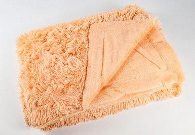 Плед-покрывало с длинным ворсом «Травка» Blumarine (Бежевый)