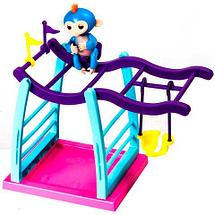 Интерактивная игрушка-обезьянка Fun Monkey (Голубой), фото 3