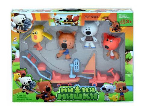 Игровой набор фигурок-кукол «Ми-ми-мишки» (Ми-ми-мишки с машиной), фото 2