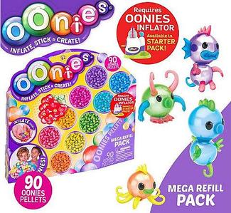 Набор дополнительных шариков для конструктора Oonies «Фабрика надувных игрушек» (Mega Refill Pack)