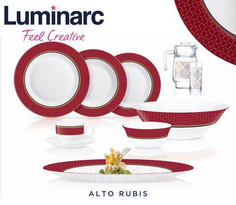 Столовый сервиз Luminarc Alto Rubis (46 предметов), фото 1