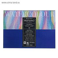 Альбом для акварели хлопок + целлюлоза, В4, 260 х 360 мм, Fabriano Watercolour, 12 листов, 300г/м2 , склейка, торшон