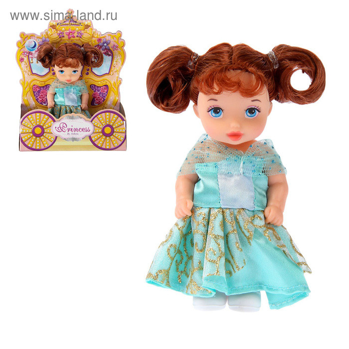 Кукла малышка "Лида" в платье, МИКС