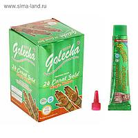 Хна для био тату Golecha 24 Carat Gold Magic Henna Green зелёный, туба, 35 г