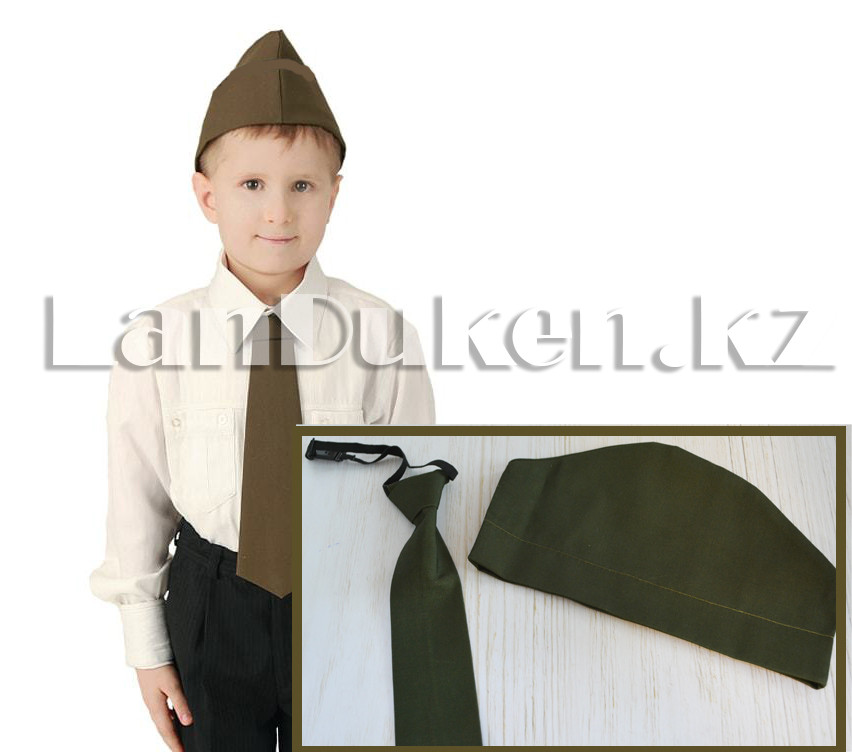 Пилотка военная и галстук на резинке - фото 1 - id-p62298323