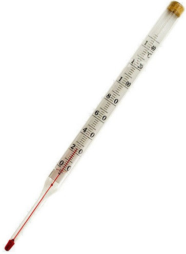 Термометр стеклянный жидкостный прямой
