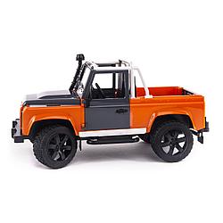 Bruder Игрушечный Внедорожник-пикап Land Rover - оранжевый (Брудер)