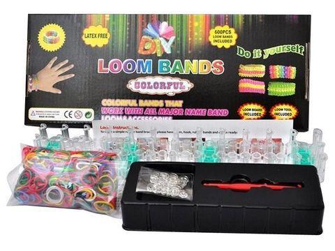 Набор для плетения браслетов из резинок Loom Bands + большой станок, фото 2