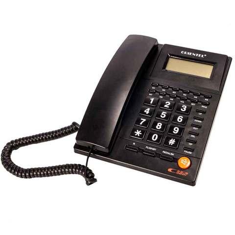 Телефон стационарный с определителем номера ORIENTEL KX-T1588CID (Черный) - фото 1 - id-p62005839