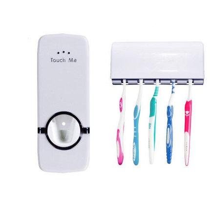 Диспенсер для зубной пасты с держателем для щёток Touch Me ТМ-2000, фото 2