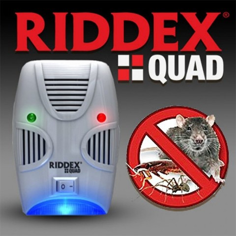 Отпугиватель грызунов и насекомых Riddex Quad Pest Repelling Aid 2 в 1