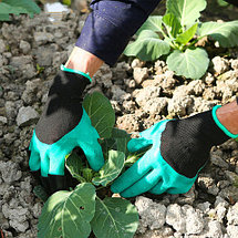 Перчатки садовые с когтями Garden Genie Gloves 4 в 1, фото 4