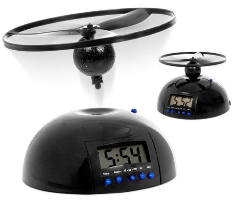 Будильник-вертолёт летающий FLYING ALARM CLOCK, фото 2