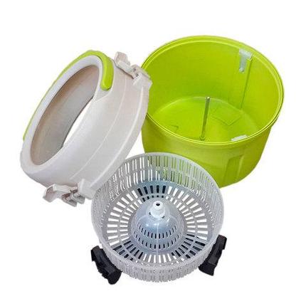 Швабра с механизмом отжима и полосканием Joyclean Spin Mop Compact Mix, фото 2