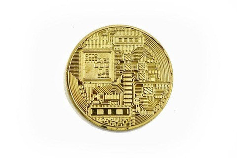 Сувенирная монета Bitcoin, фото 2