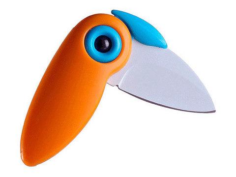 Нож складной керамический «Попугай»