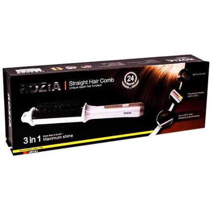 Фен-выпрямитель ROZIA Straight Hair Comb 3 в 1, фото 2