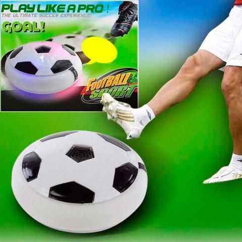 Аэромяч плоский HoverBall с LED-подсветкой для игры в футбол - фото 3 - id-p62007873